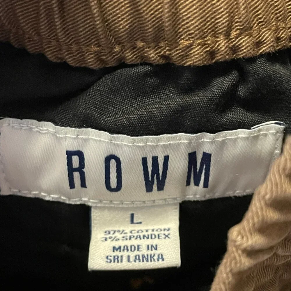 NWT Rowm Drawstring Elastic Waist Jogger Pants Sz. L